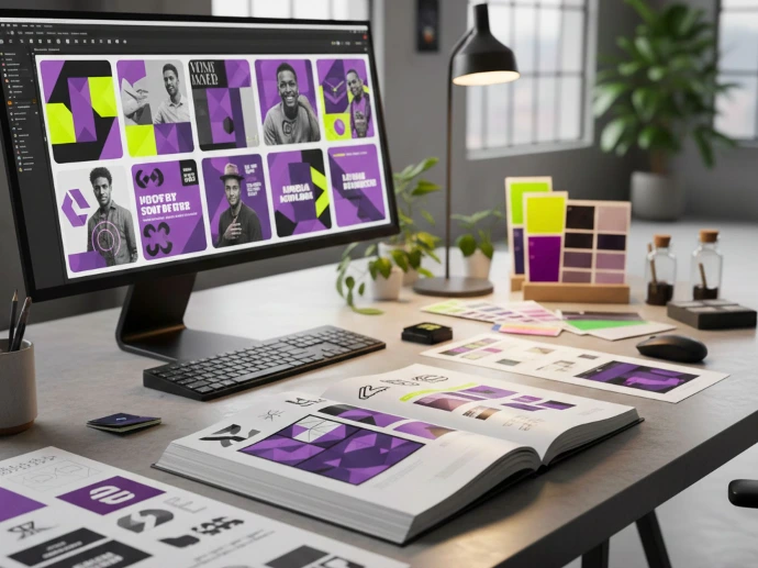 Social media creative design for brand marketing by Crafture